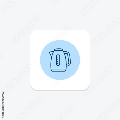 Electric Kettle, vector, pixel perfect, illustrator file