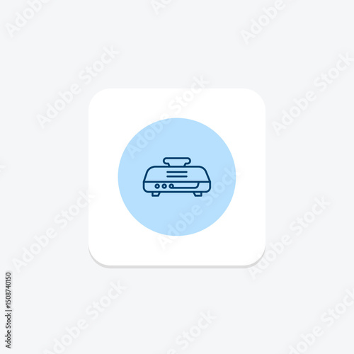 Electric Grill, vector, pixel perfect, illustrator file