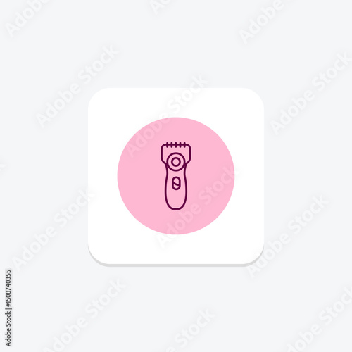 Electric Shaver, vector, pixel perfect, illustrator file