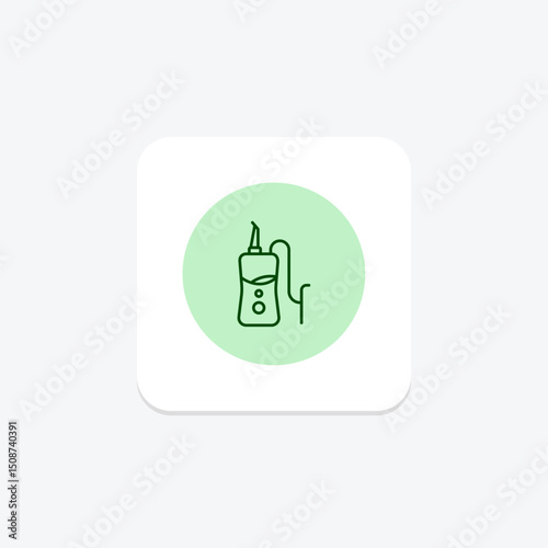 Water Flosser, vector, pixel perfect, illustrator file