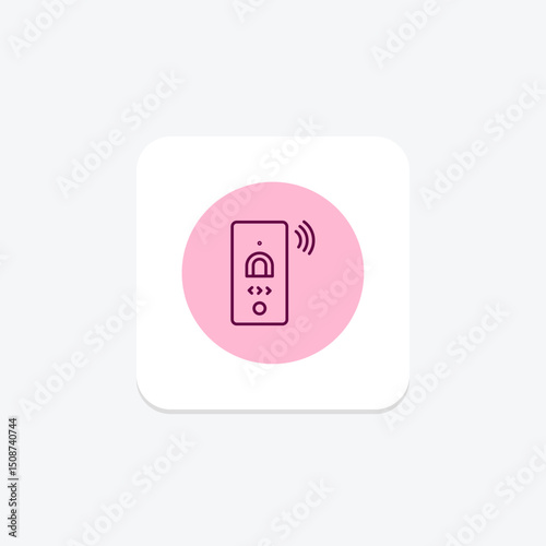 Smart Doorbell, vector, pixel perfect, illustrator file