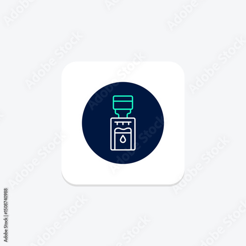 Water Dispenser, vector, pixel perfect, illustrator file