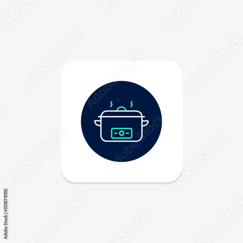 Slow Cooker, vector, pixel perfect, illustrator file