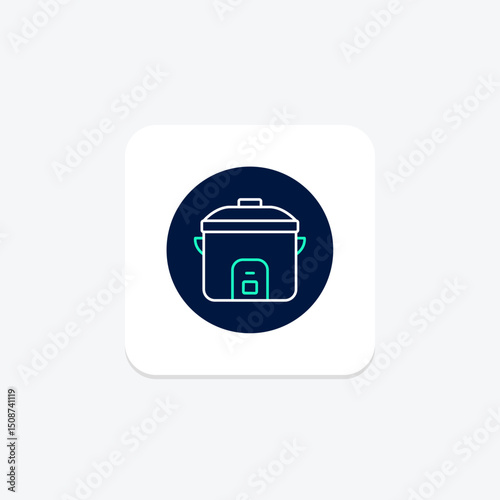 Rice Cooker, vector, pixel perfect, illustrator file