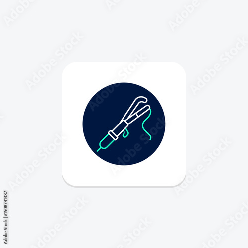 Hair Curler, vector, pixel perfect, illustrator file