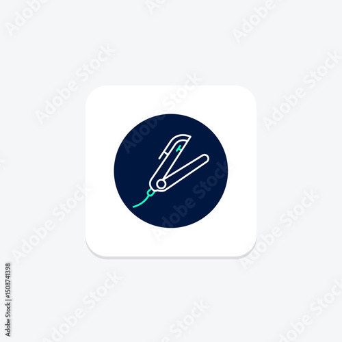 Hair Straightener, vector, pixel perfect, illustrator file