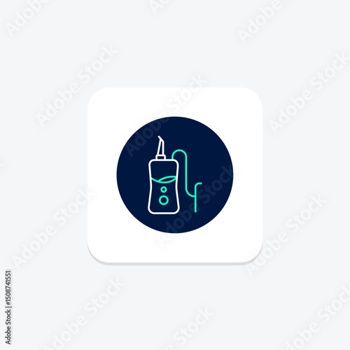 Water Flosser, vector, pixel perfect, illustrator file