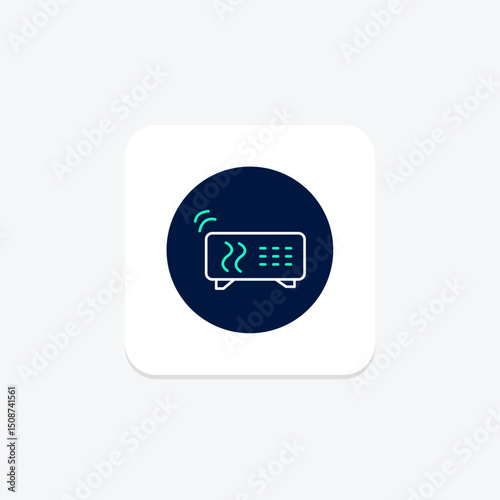 Room Heater, vector, pixel perfect, illustrator file