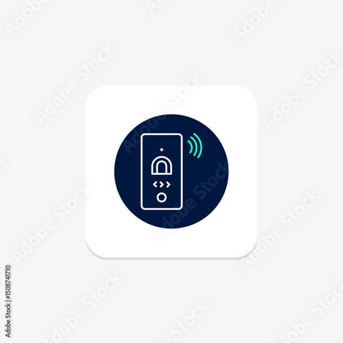 Smart Doorbell, vector, pixel perfect, illustrator file