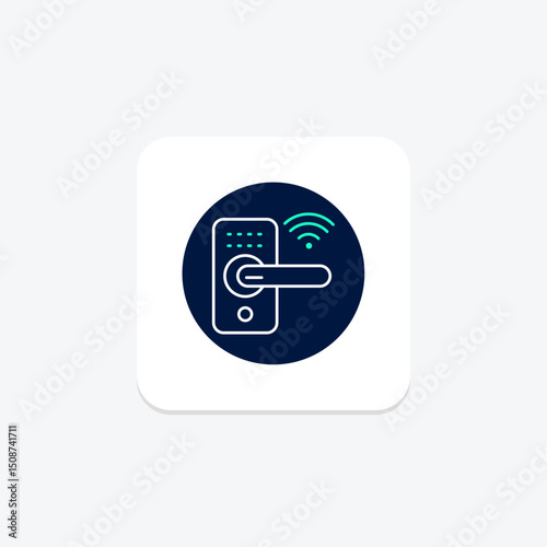 Smart Lock, vector, pixel perfect, illustrator file