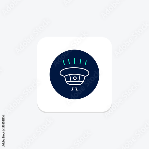Smoke Detector, vector, pixel perfect, illustrator file