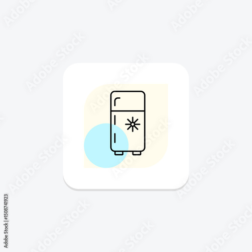 Freezer, vector, pixel perfect, illustrator file