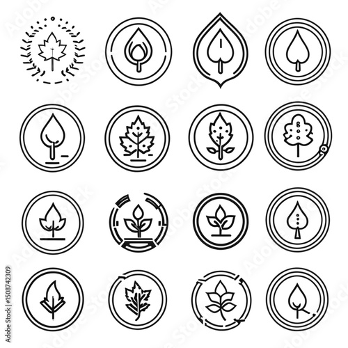 理科と算数の学習アイコン｜Science and Math Study Icons