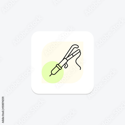Hair Curler, vector, pixel perfect, illustrator file