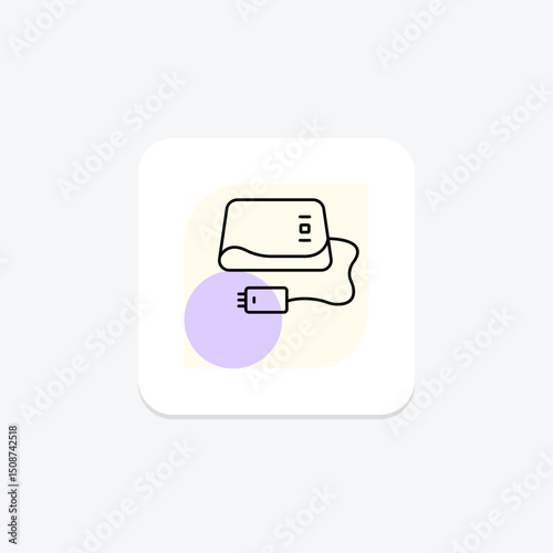 Electric Blanket, vector, pixel perfect, illustrator file