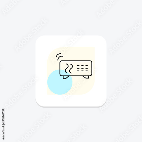 Room Heater, vector, pixel perfect, illustrator file