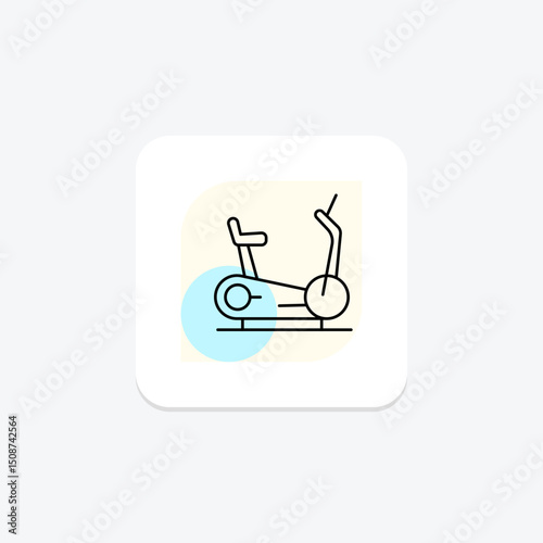 Elliptical Trainer, vector, pixel perfect, illustrator file