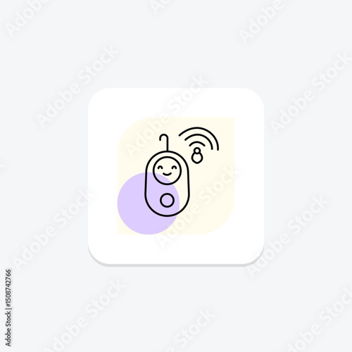 Baby Monitor, vector, pixel perfect, illustrator file