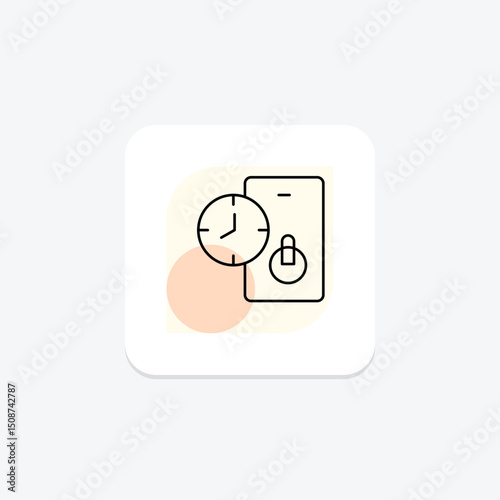 Timer Switch, vector, pixel perfect, illustrator file