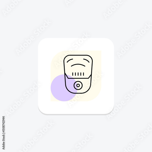 Carbon Monoxide Detector, vector, pixel perfect, illustrator file