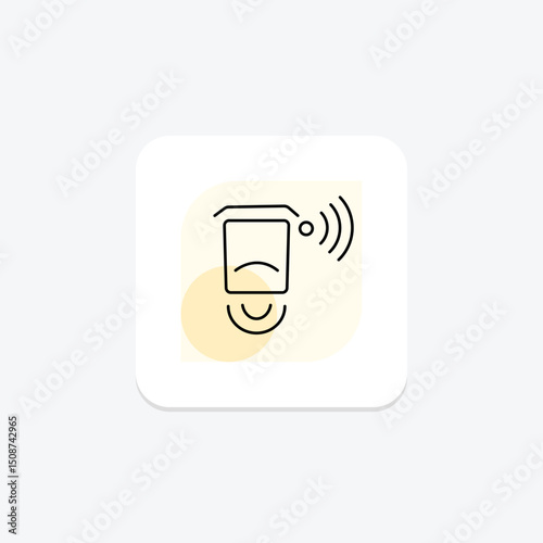 Motion Sensor, vector, pixel perfect, illustrator file
