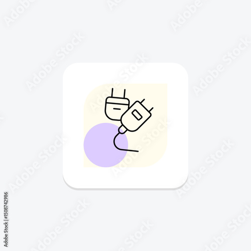 Plug Adapter, vector, pixel perfect, illustrator file