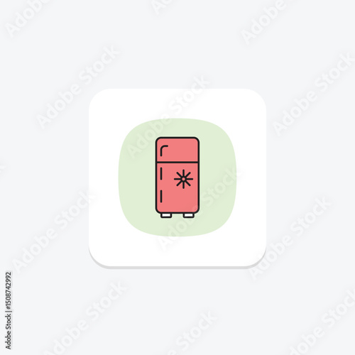 Freezer, vector, pixel perfect, illustrator file