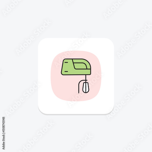 Mixer, vector, pixel perfect, illustrator file
