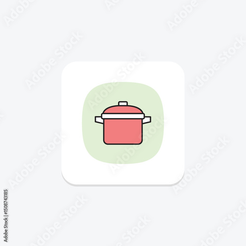 Pressure Cooker, vector, pixel perfect, illustrator file