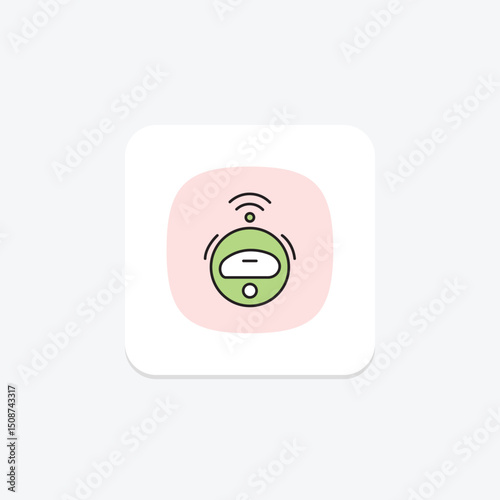 Robot Vacuum, vector, pixel perfect, illustrator file