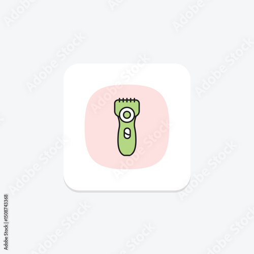 Electric Shaver, vector, pixel perfect, illustrator file