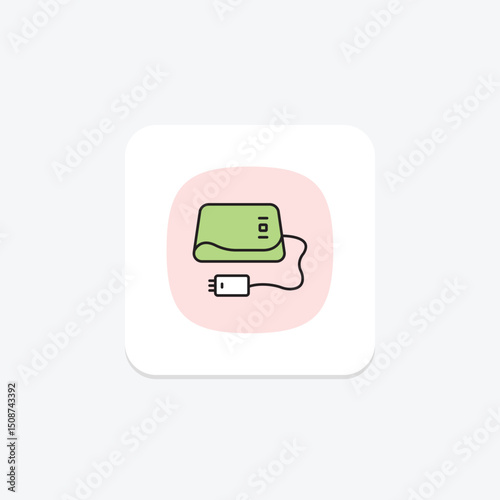 Electric Blanket, vector, pixel perfect, illustrator file