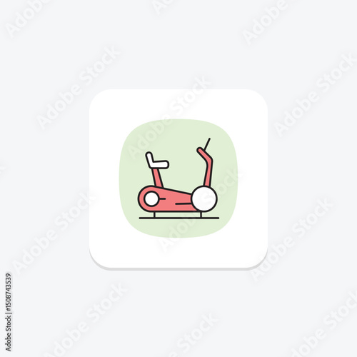 Elliptical Trainer, vector, pixel perfect, illustrator file