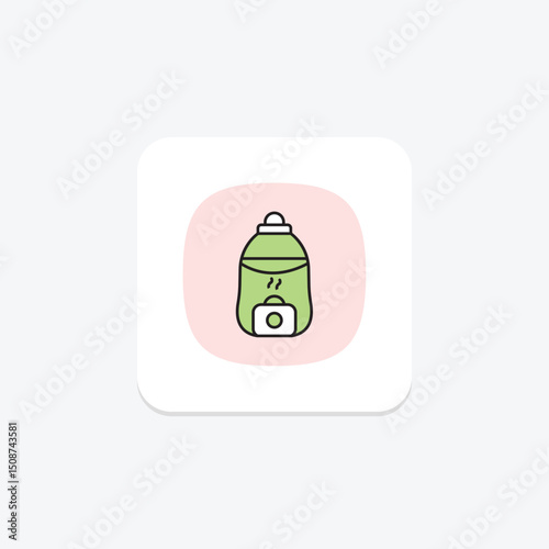 Baby Bottle Warmer, vector, pixel perfect, illustrator file