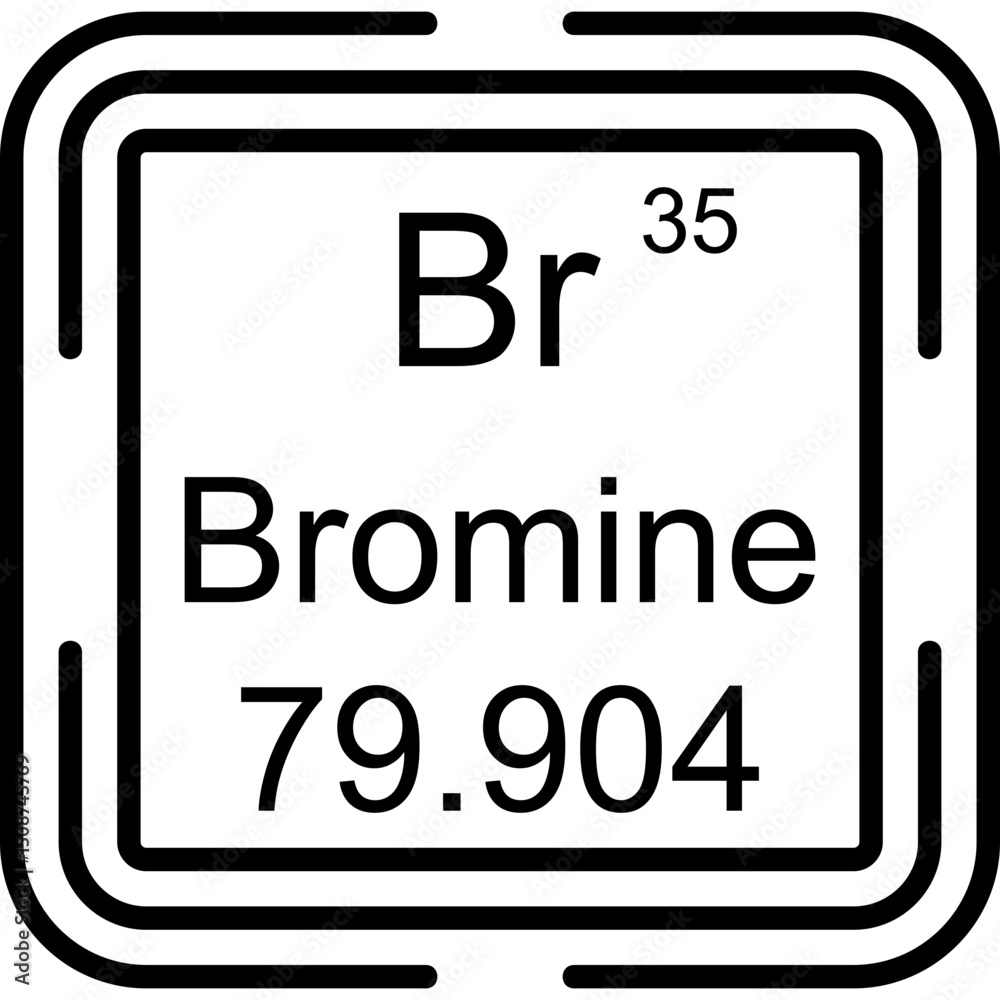 Bromine Icon Bromine Icon
