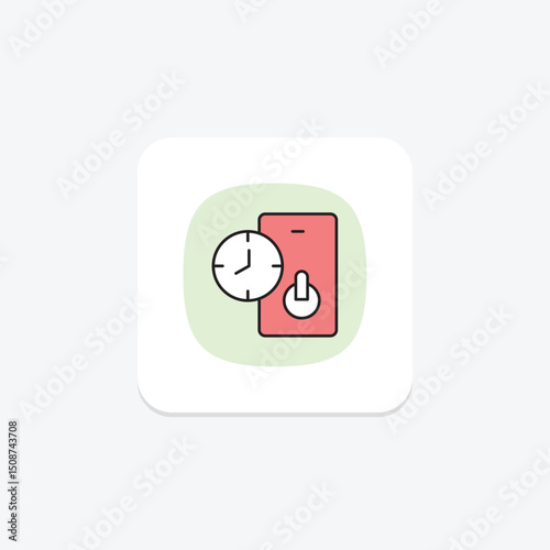 Timer Switch, vector, pixel perfect, illustrator file