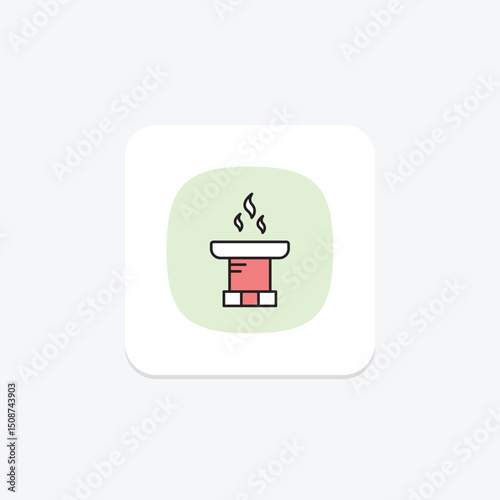 Chimney, vector, pixel perfect, illustrator file