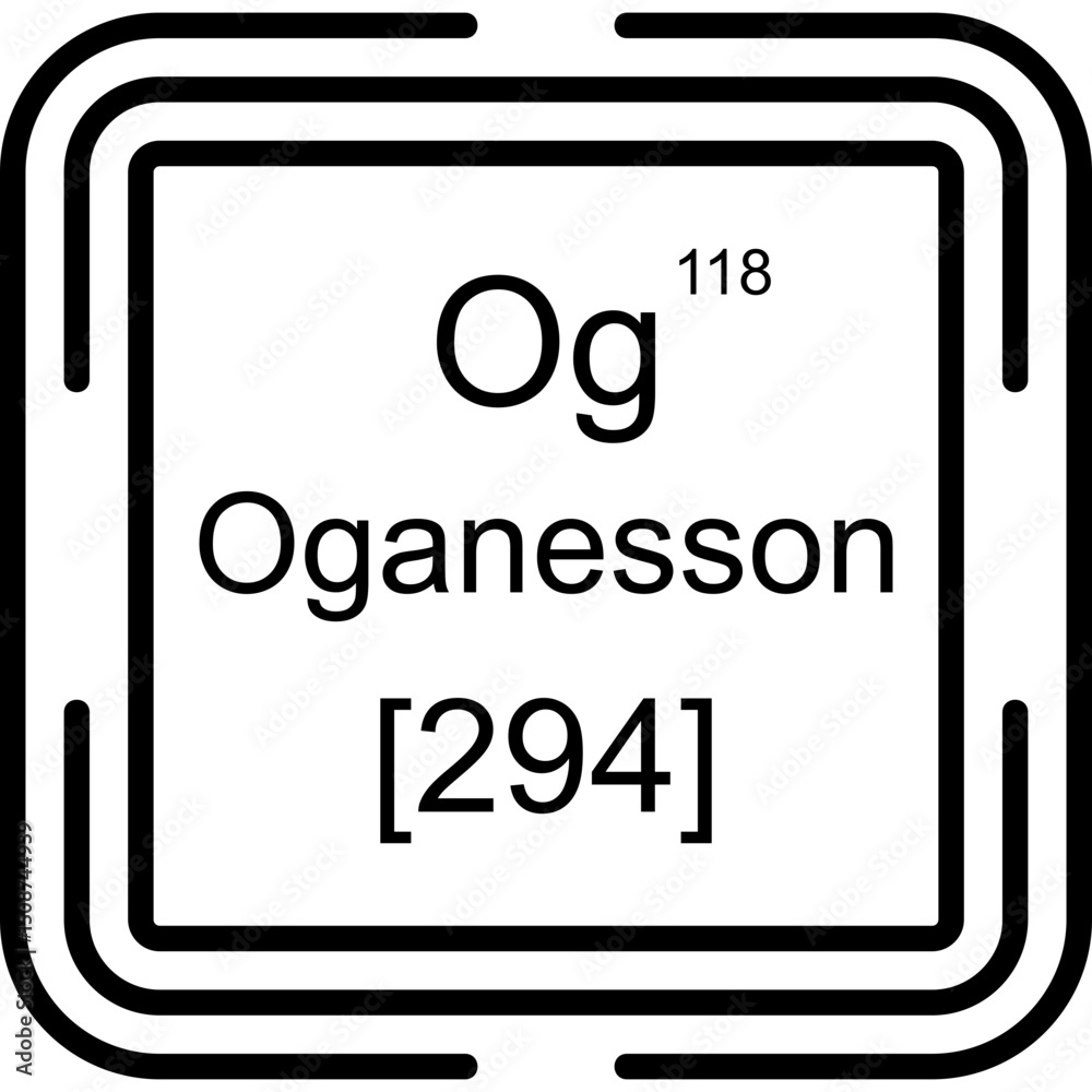 Oganesson Icon Oganesson Icon