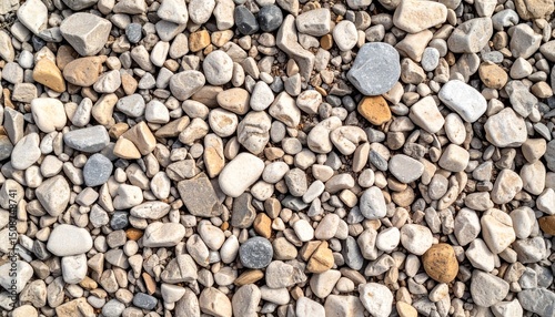 Colorful pebble and gravel texture for background use

