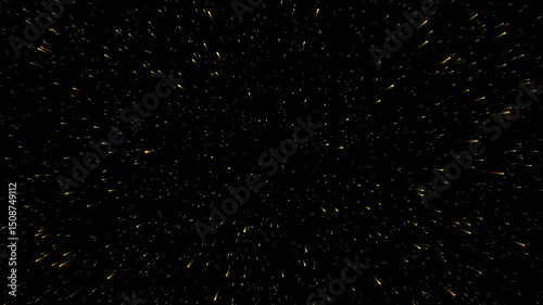 Star wars travel hyperspace in galaxy on transparent