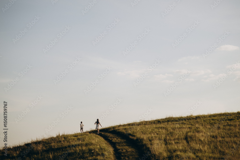 Obraz premium incredible nature mountain green landscapes 