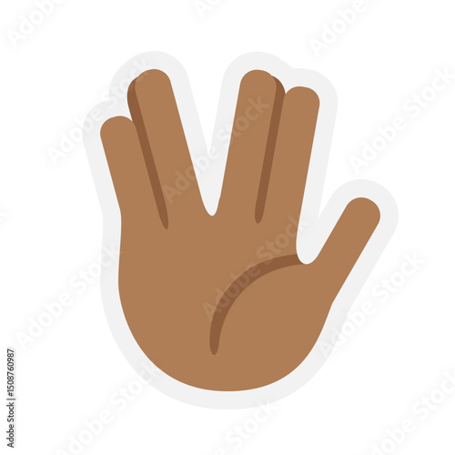 Vulcan Salute Dark Skin
