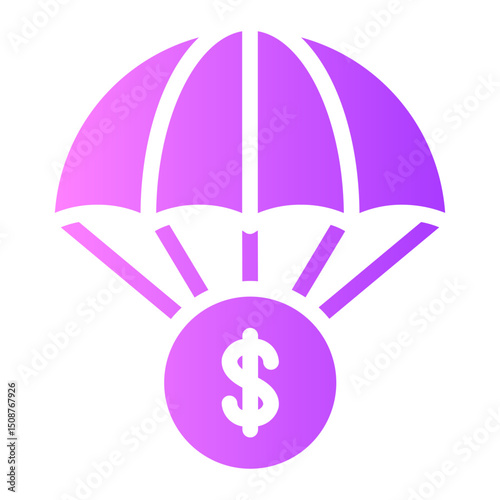 bailout gradient icon