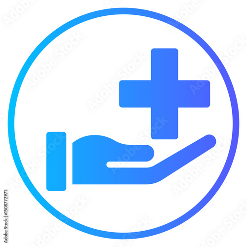 medical gradient icon