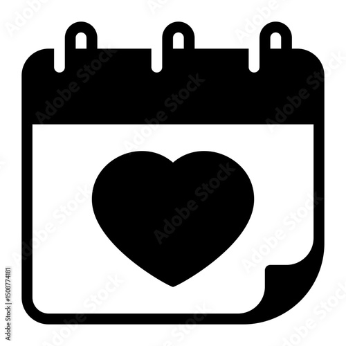 charity day glyph icon