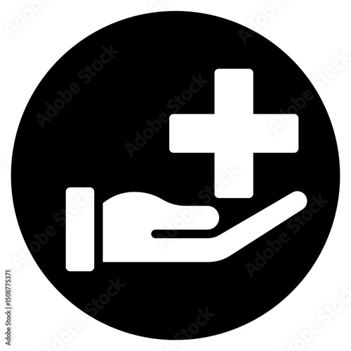medical glyph icon