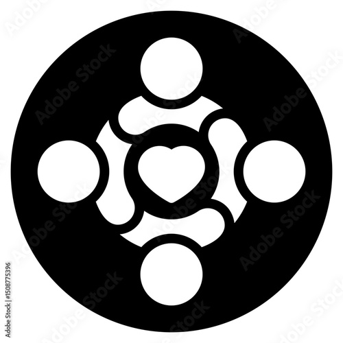 organization glyph icon