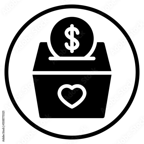 money glyph icon