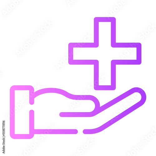 medical gradient icon