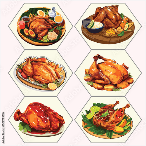 set of meat